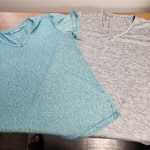 💕Real Essentials SET OF 2 Large spaced dyed shirt